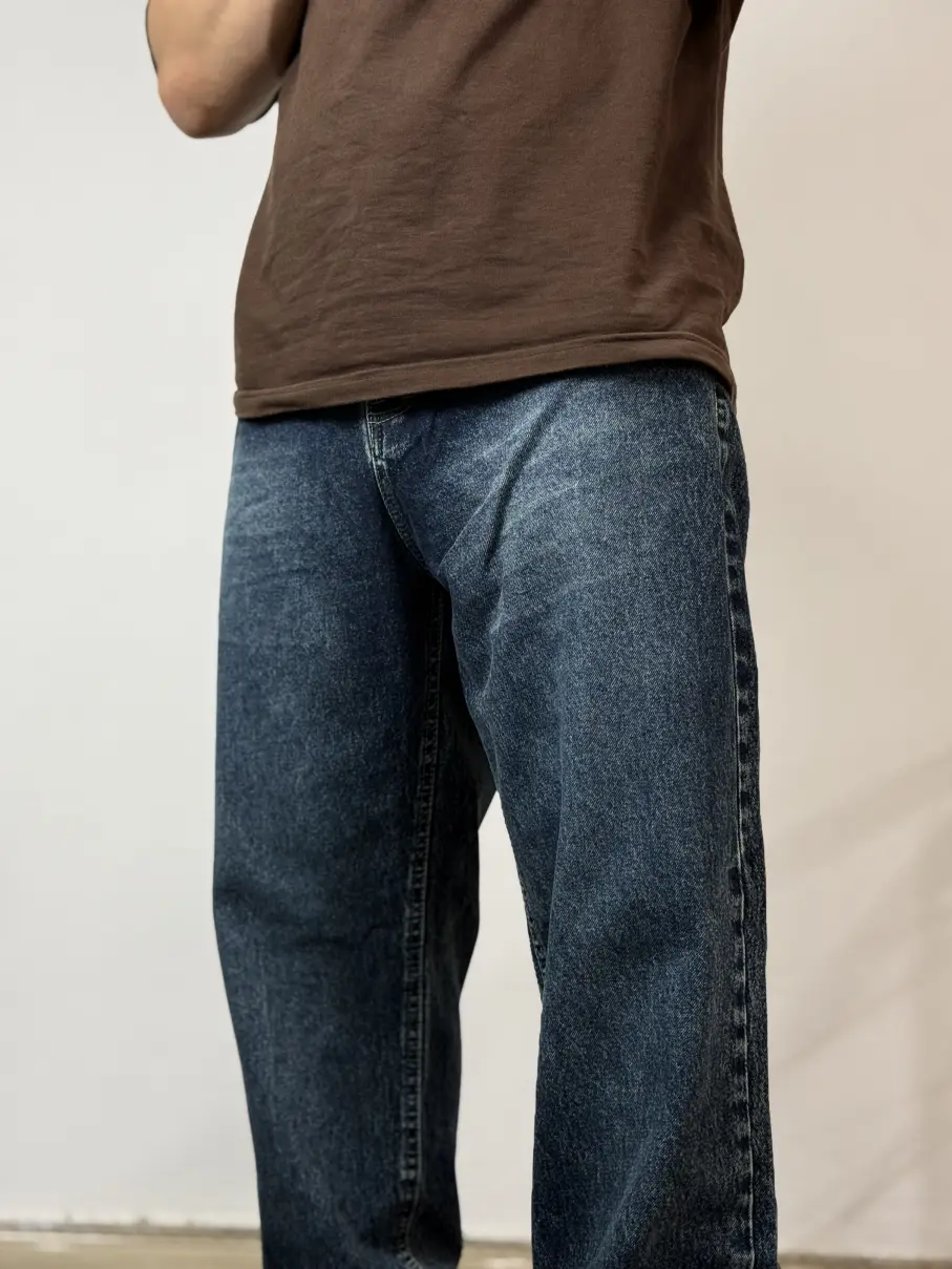 تصویر متغیر شلوار جین بگ استایل کد ۶۷